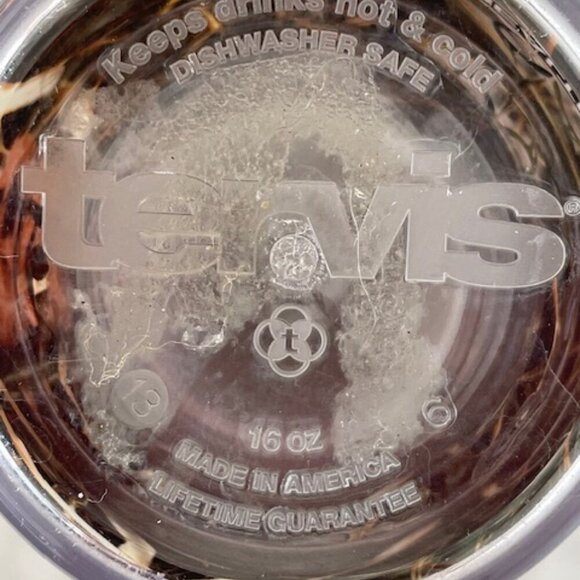 TERVIS Realtree Fall Grass Leaf Print 16 oz Tumbler, Lid & Carry Handle - Picture 16 of 16